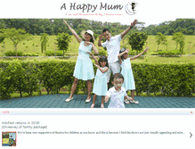 Tablet Screenshot of ahappymum.com